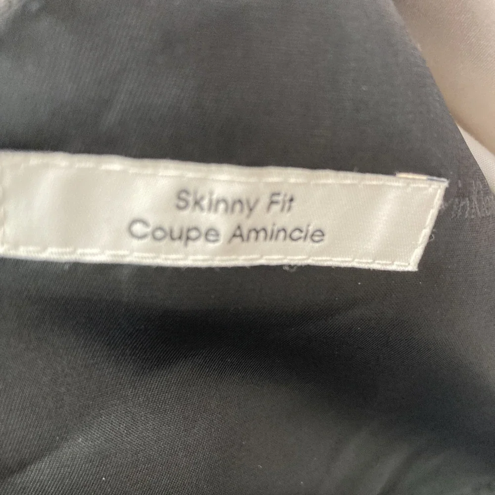 Calvin Klein Mens Skinny-fit 2-pc Suit Jacket Black Solid‎ Wool 44R Pants 38x34